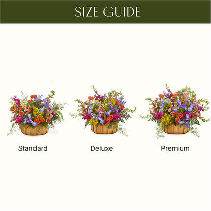 Garden of Life Basket –  Floral Design At Evergreen Llc, Princeton NC