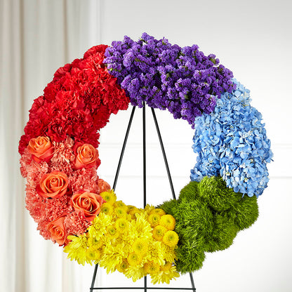 Circle of Love Wreath –  Floral Design At Evergreen Llc, Princeton NC