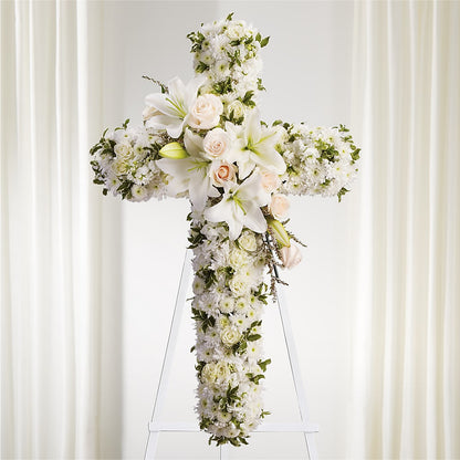 Spiritual Guidance Standing Spray –  Floral Design At Evergreen Llc, Princeton NC
