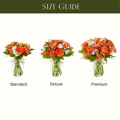 Apricot Glow Bouquet –  Floral Design At Evergreen Llc, Princeton NC