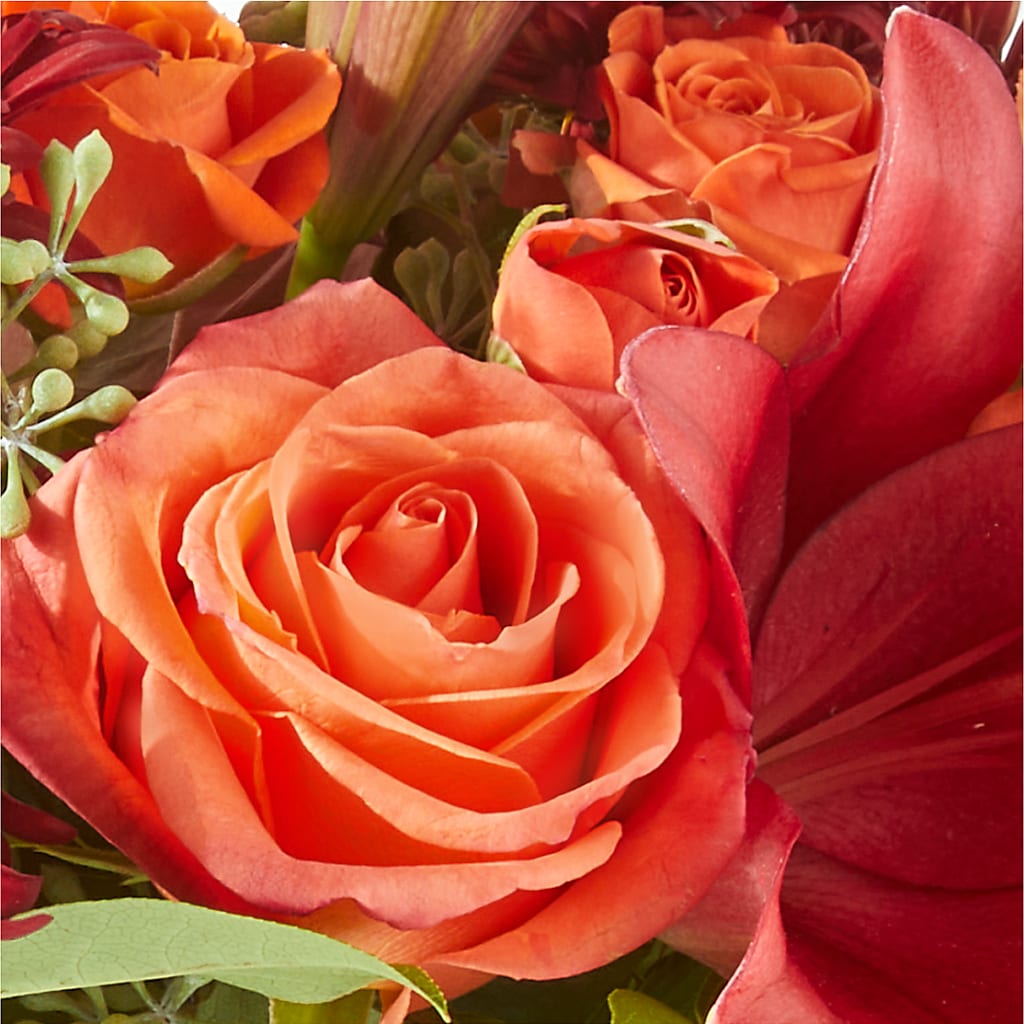 Crimson Leaves Bouquet –  Floral Design At Evergreen Llc, Princeton NC