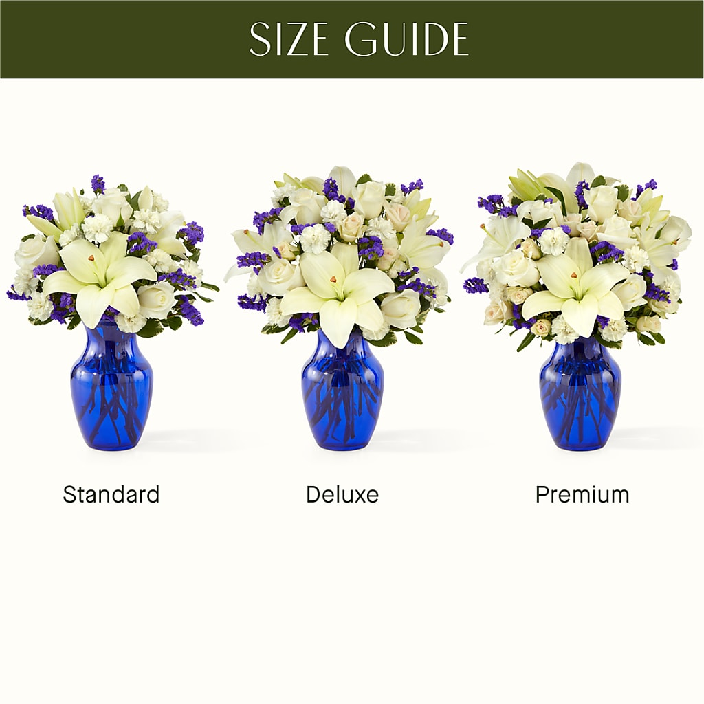 Sapphire Rush Bouquet –  Floral Design At Evergreen Llc, Princeton NC