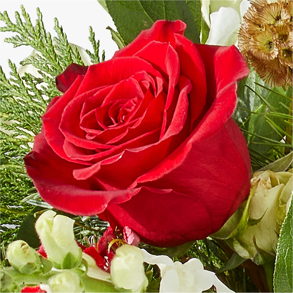 Deck the Halls Bouquet –  Floral Design At Evergreen Llc, Princeton NC