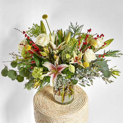 Berry & Bright Bouquet –  Floral Design At Evergreen Llc, Princeton NC