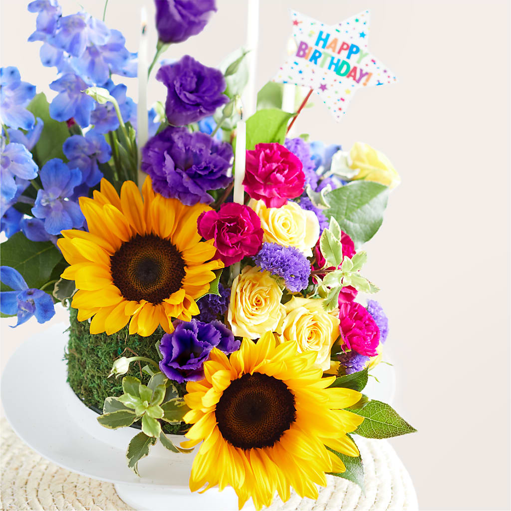 Star of the Day Floral Cake –  Floral Design At Evergreen Llc, Princeton NC