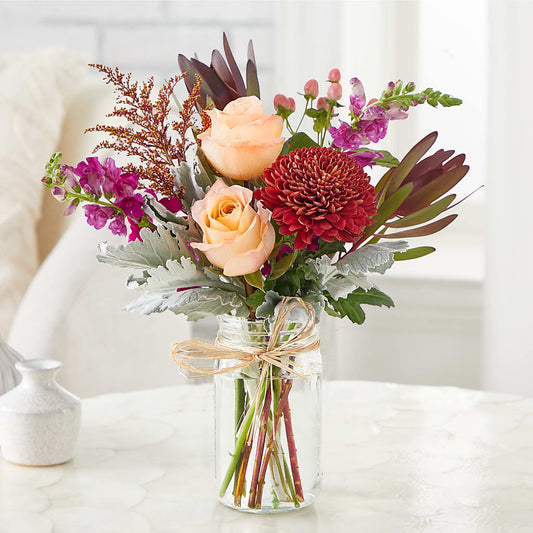 Moody Hues Bouquet –  Floral Design At Evergreen Llc, Princeton NC