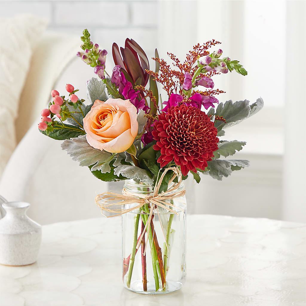 Moody Hues Bouquet –  Floral Design At Evergreen Llc, Princeton NC