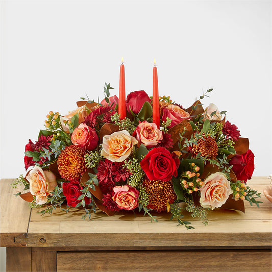 Gather Near Centerpiece –  Floral Design At Evergreen Llc, Princeton NC