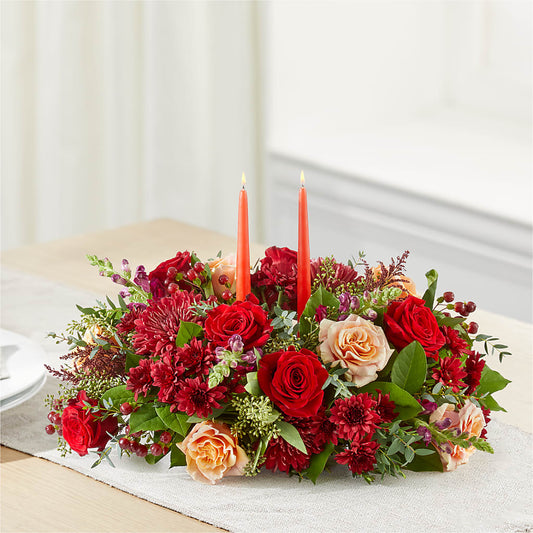 Most Thankful Centerpiece –  Floral Design At Evergreen Llc, Princeton NC