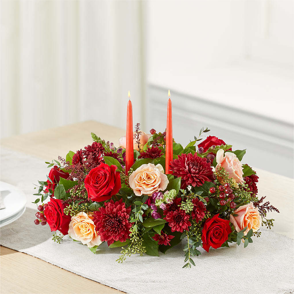 Most Thankful Centerpiece –  Floral Design At Evergreen Llc, Princeton NC