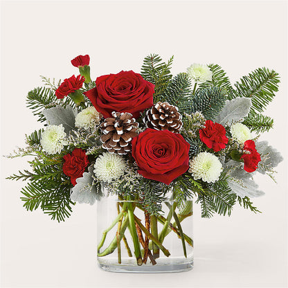 Yule Cheer Bouquet –  Floral Design At Evergreen Llc, Princeton NC