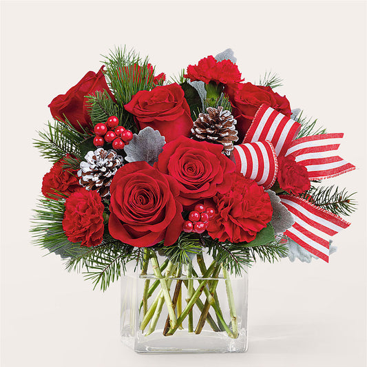 Baking Spirits Bright Bouquet –  Floral Design At Evergreen Llc, Princeton NC