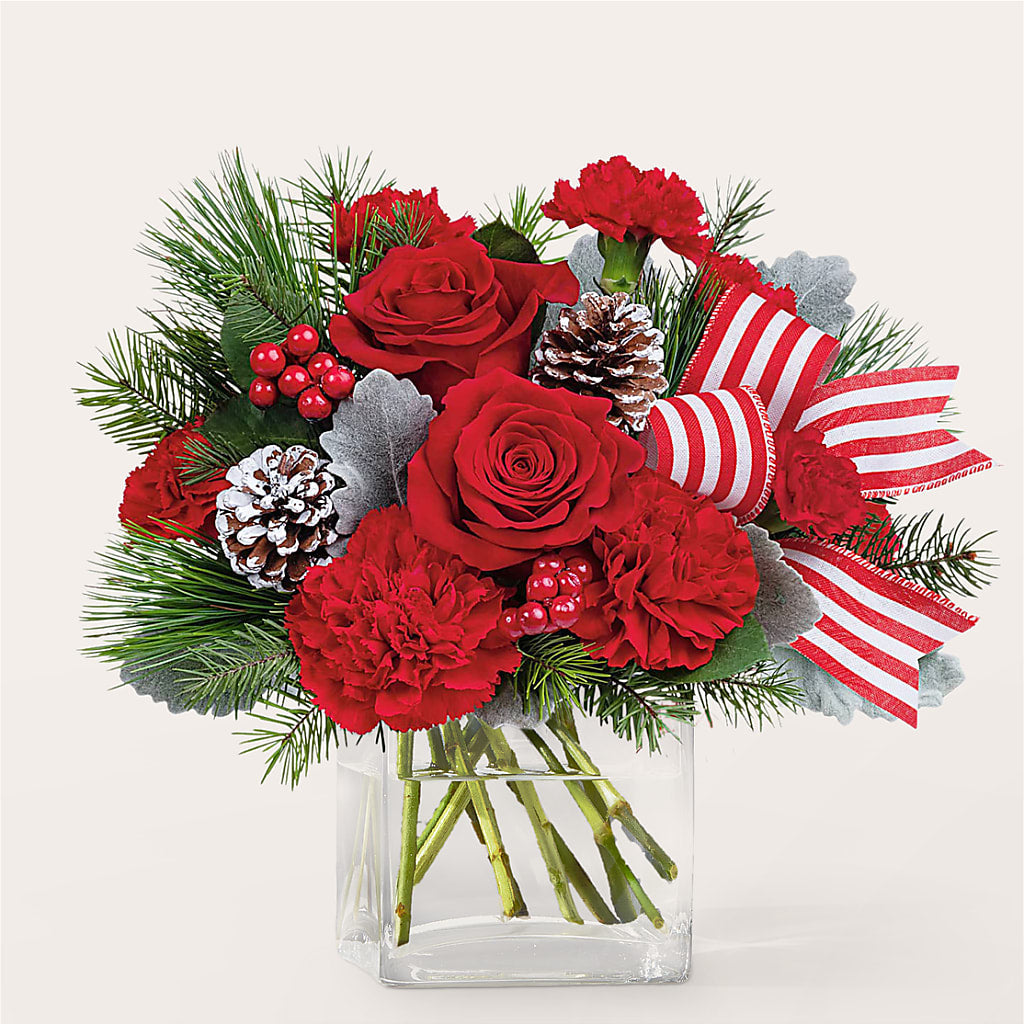 Baking Spirits Bright Bouquet –  Floral Design At Evergreen Llc, Princeton NC
