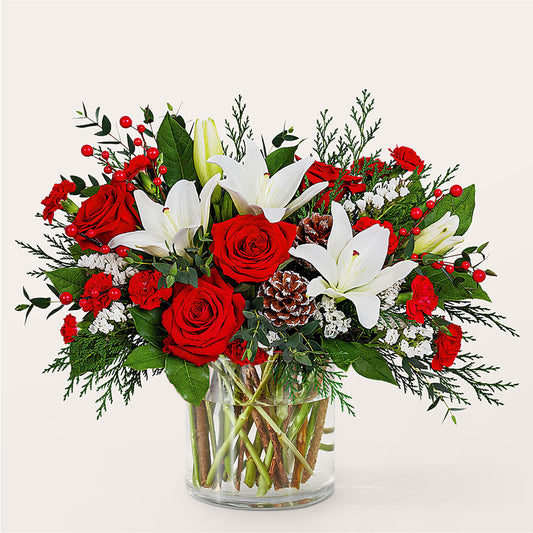 Best in Snow Bouquet –  Floral Design At Evergreen Llc, Princeton NC