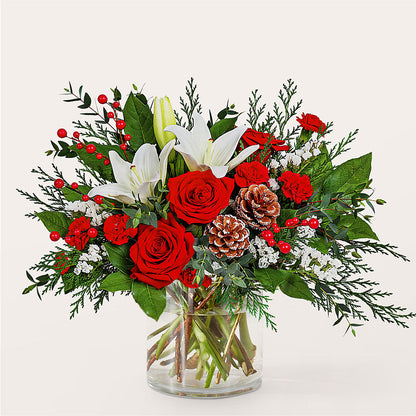 Best in Snow Bouquet –  Floral Design At Evergreen Llc, Princeton NC
