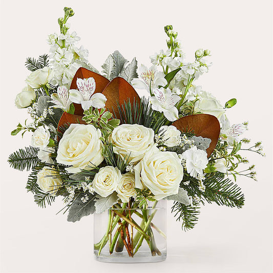 Fresh Snowfall Bouquet –  Floral Design At Evergreen Llc, Princeton NC