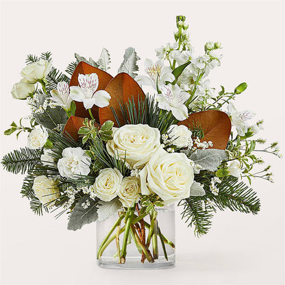 Fresh Snowfall Bouquet –  Floral Design At Evergreen Llc, Princeton NC