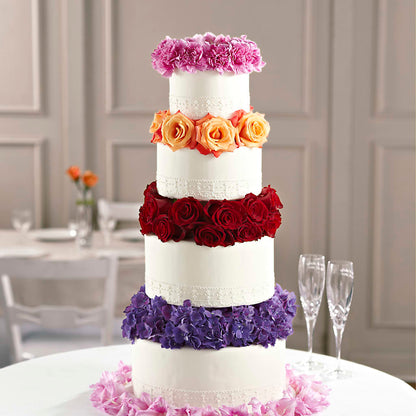 Infinite Love Cake Décor –  Floral Design At Evergreen Llc, Princeton NC