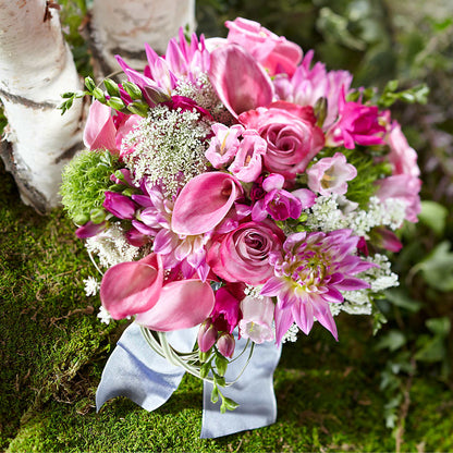 Pink Profusion Bouquet –  Floral Design At Evergreen Llc, Princeton NC