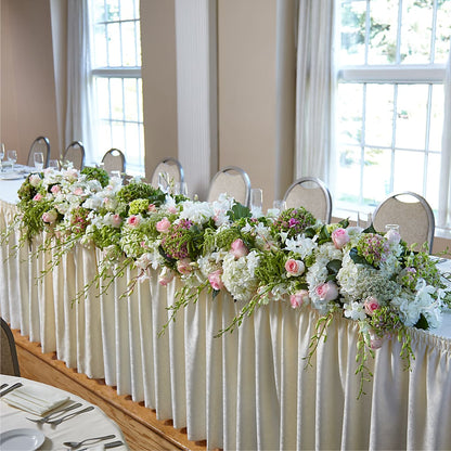 State of Joy Head Table Arrangement –  Floral Design At Evergreen Llc, Princeton NC