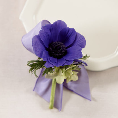 Purple Passion Boutonniere –  Floral Design At Evergreen Llc, Princeton NC