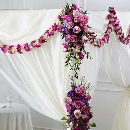 Color & Light Chuppah Decor –  Floral Design At Evergreen Llc, Princeton NC