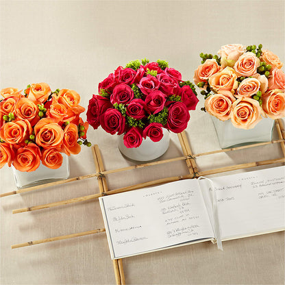Dawn Rose Centerpiece –  Floral Design At Evergreen Llc, Princeton NC