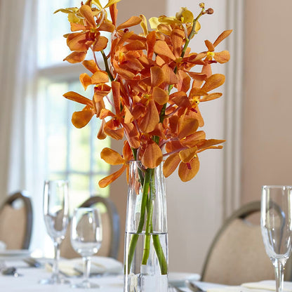 Orange Mokara Bud Vase –  Floral Design At Evergreen Llc, Princeton NC